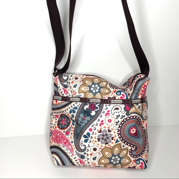 LeSportsac adjustable shoulder purse EUC - Picture 2 of 13